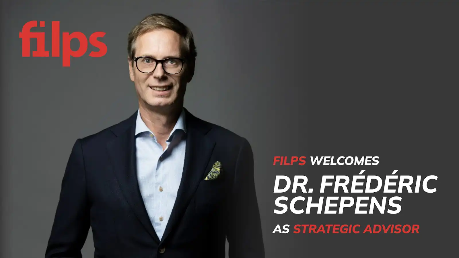 Filps Welcomes Dr. Frédéric Schepens as Strategic Advisor - Featured Image