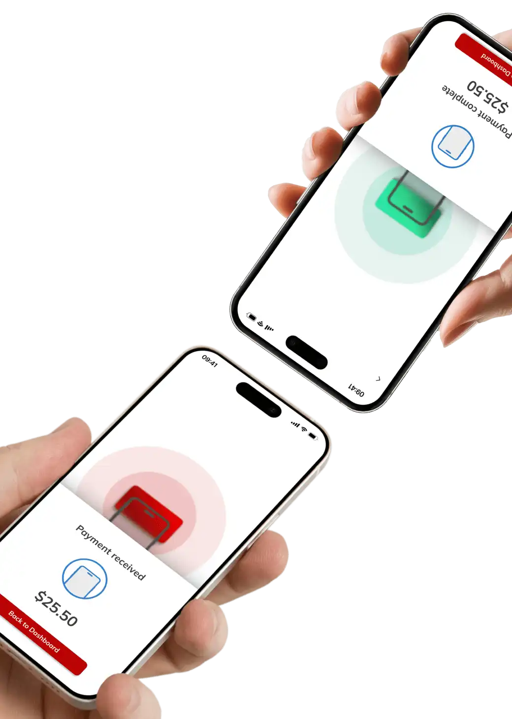 Filps App Driven Soft-POS mockup