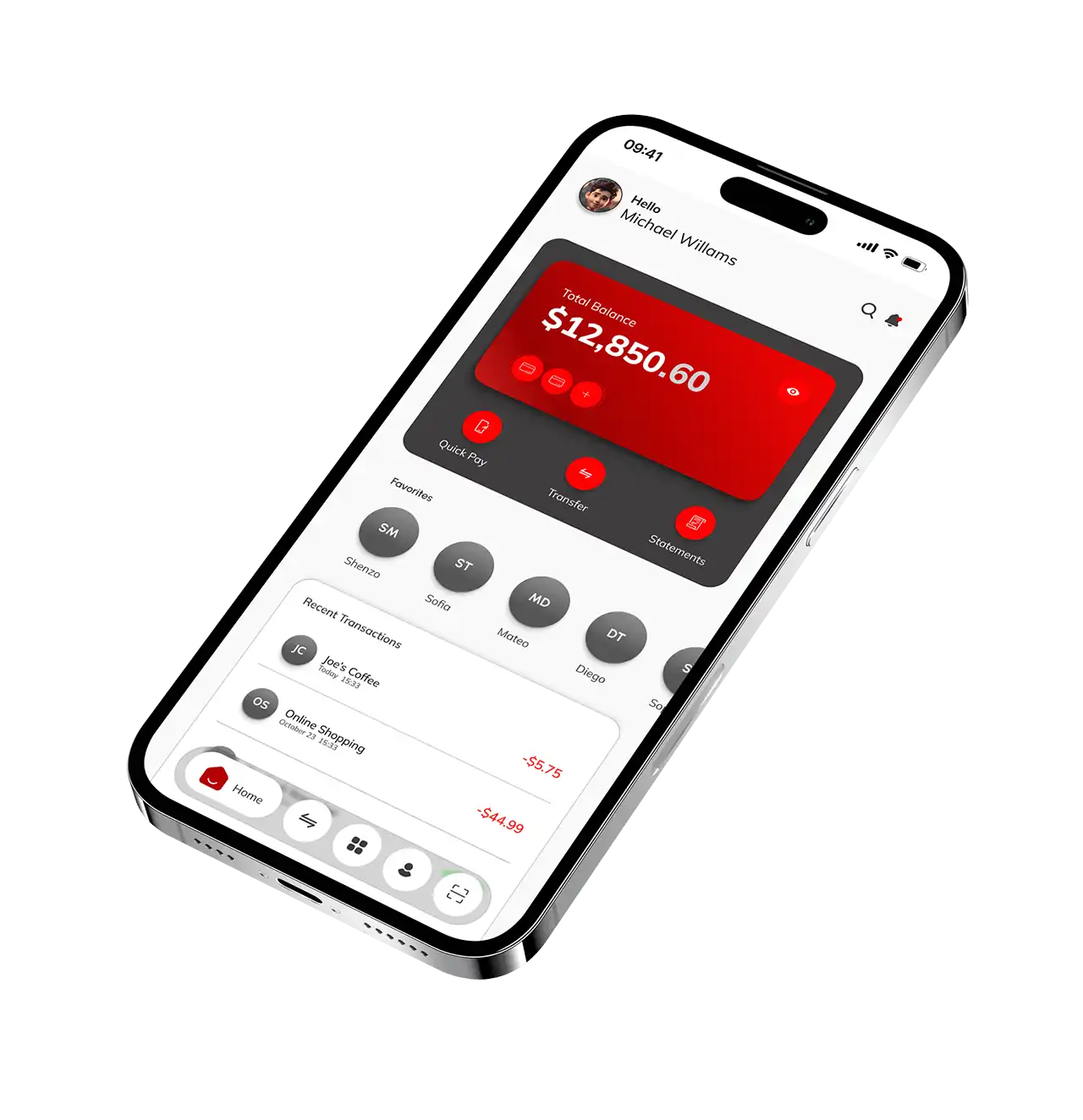 Next-Gen Banking App - Hero Image